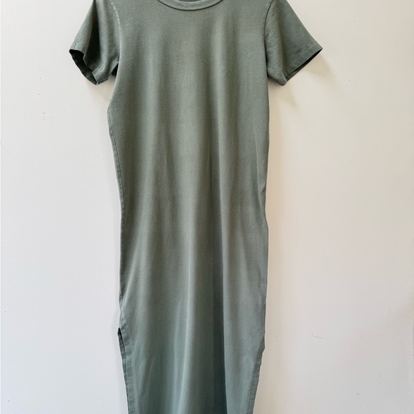 American Giant Green Midi Dress - Picture 2 of 7